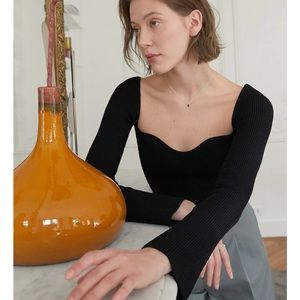 Pixie Market | Black Top | XS